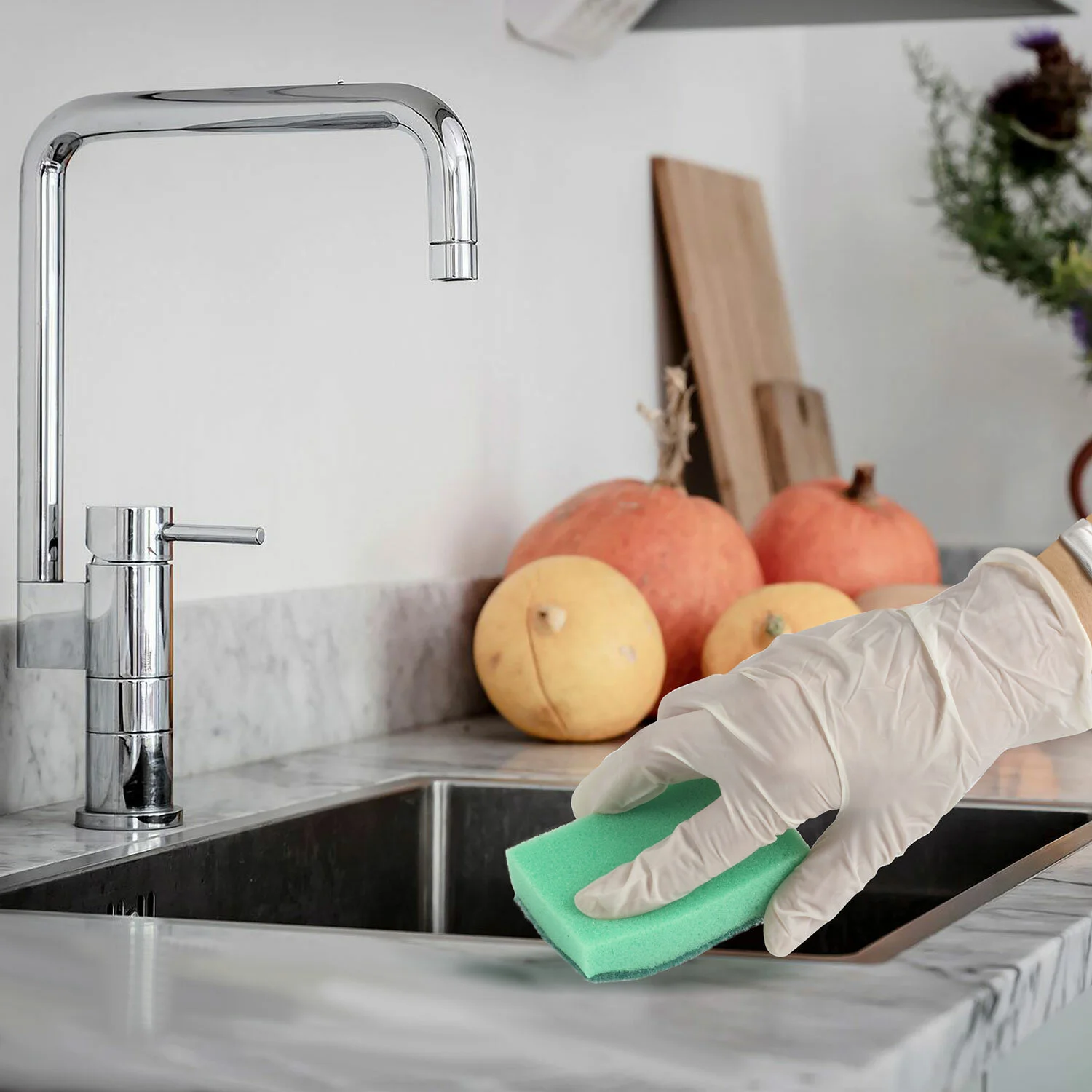 Губки бытовые для мытья посуды LAIMA  9,6 х 6,4 х 2,7 см, 5 шт